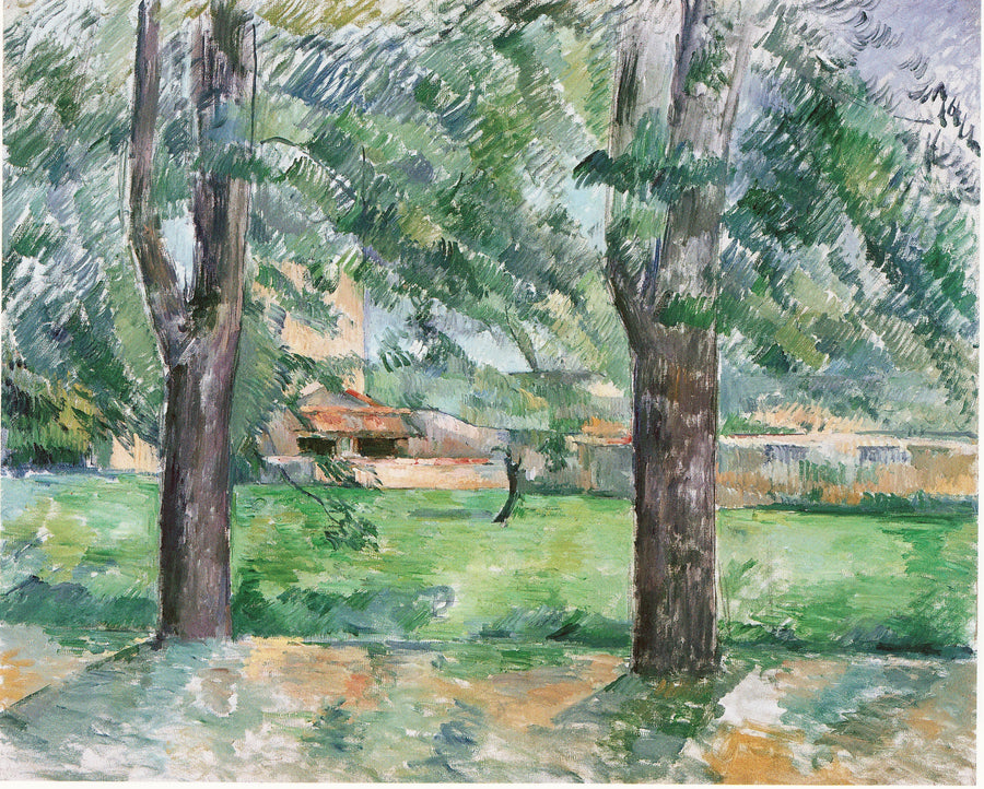 Łąka i farma Jas de Bouffan - Paul Cézanne