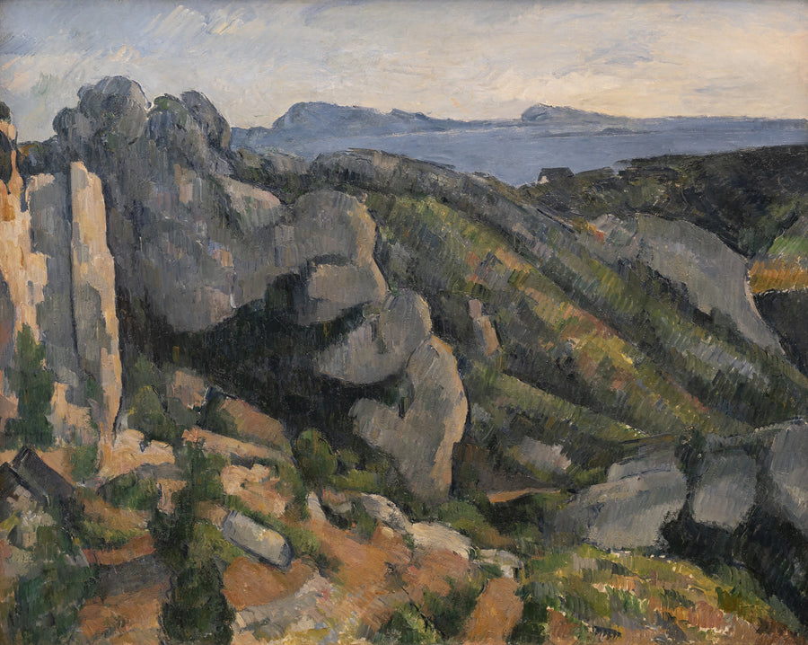 Skały w Estaque - Paul Cézanne