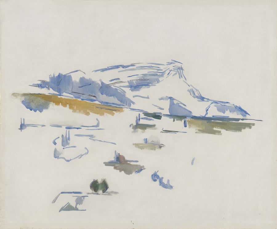 Góra Sainte-Victoire widziana z Lauves - Paul Cézanne