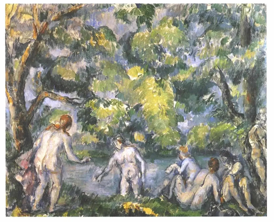 Sześć kąpiących się; Les Ondines - Paul Cézanne