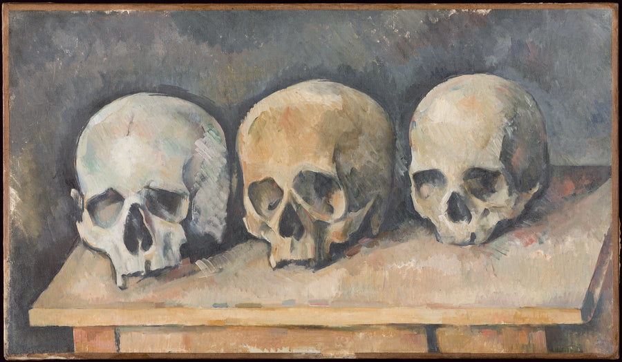 Trzy czaszki - Paul Cézanne