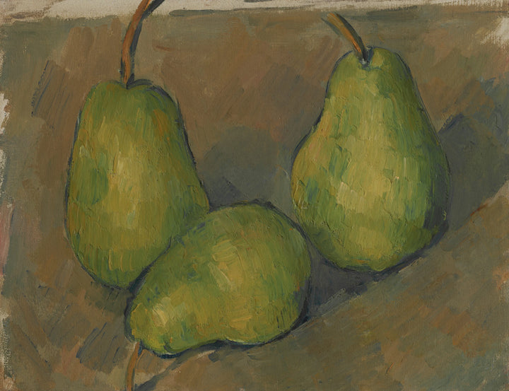 Trzy gruszki, 1878-1879-Paul Cézanne
