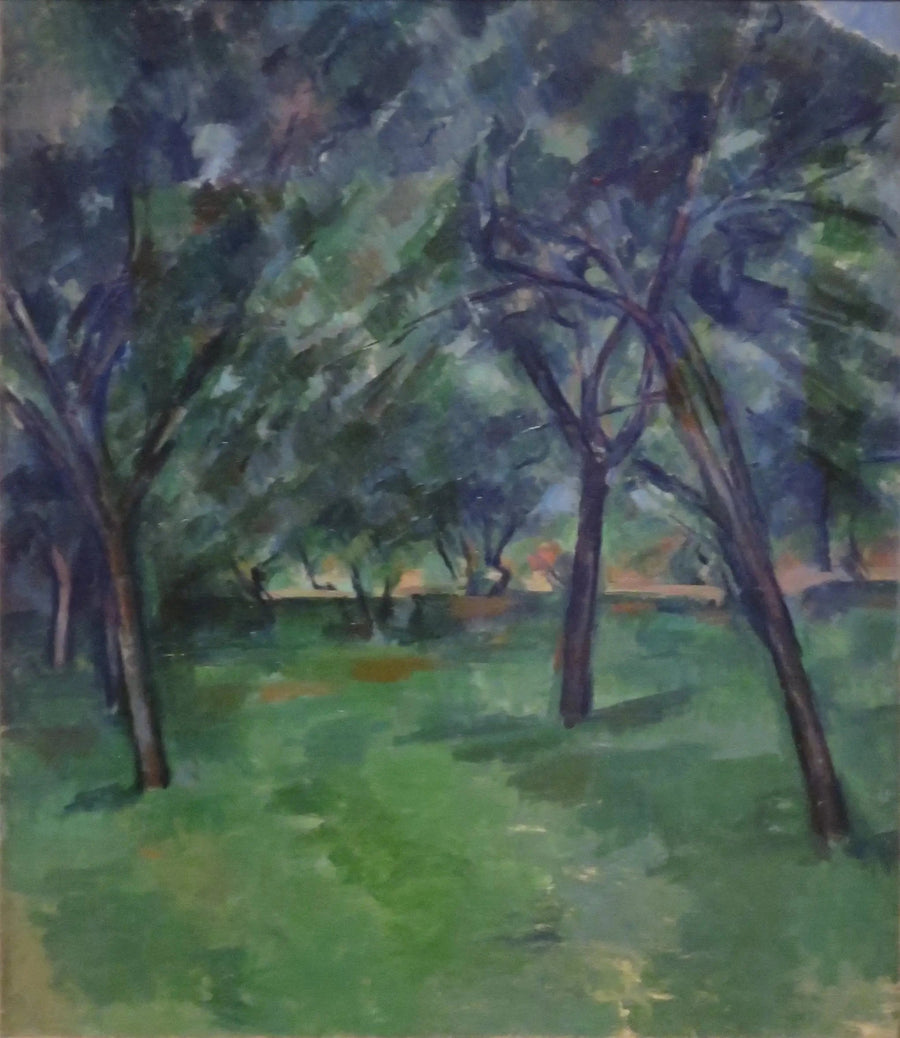 Zamknięte pole - Paul Cézanne