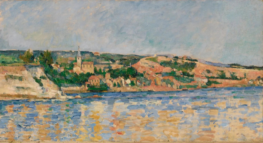 Wioska l'Estaque widziana od strony morza - Paul Cézanne