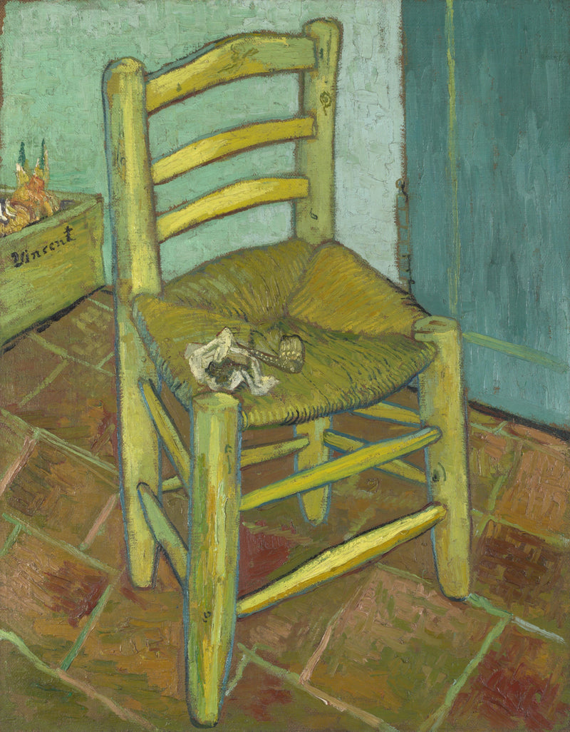 Krzesło Vincenta z fajką - Vincent van Gogh