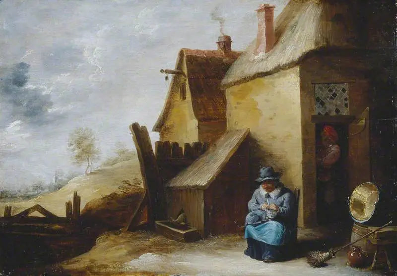 Chata w krajobrazie - David Teniers młodszy