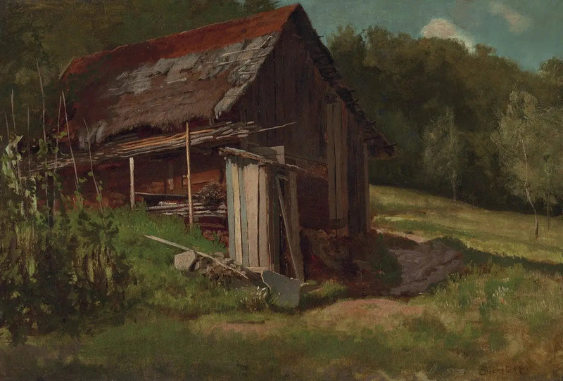 Szwajcarski domek górski - Albert Bierstadt