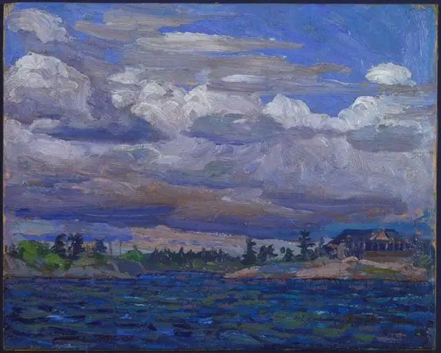 Chata nad skalistą rzeką - Tom Thomson