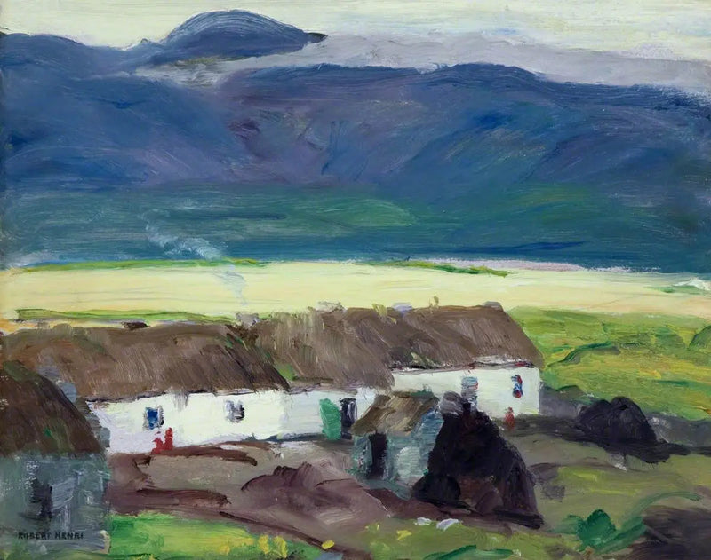 Chalety, wyspa Achill, hrabstwo Mayo - Robert Henri