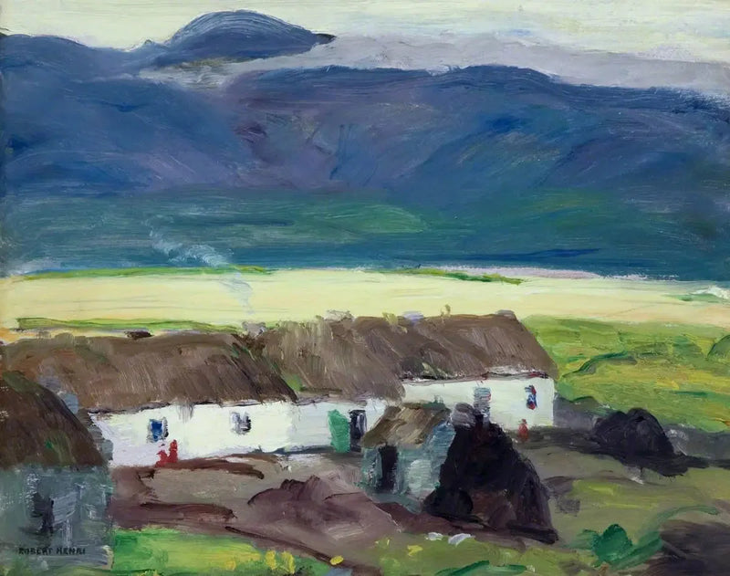 Chalety, wyspa Achill, hrabstwo Mayo - Robert Henri