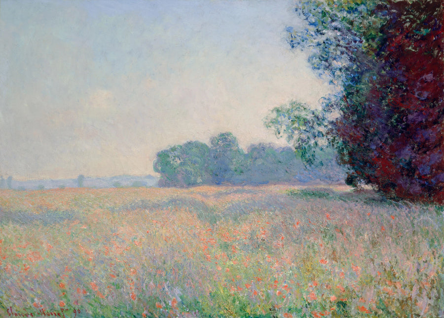 Pole owsiane W1260 - Claude Monet