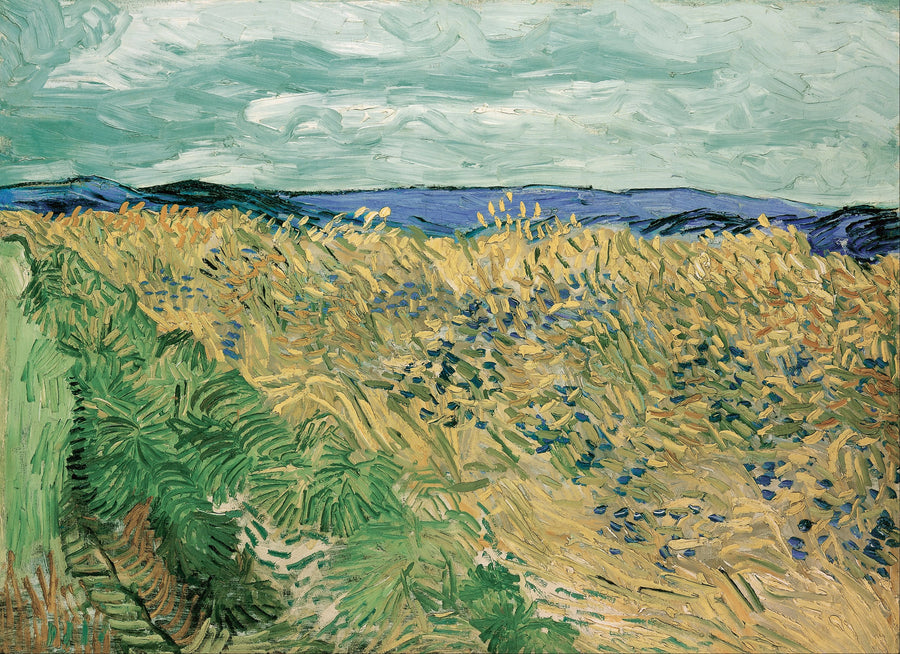 Pole pszenicy z chabrami - Vincent van Gogh