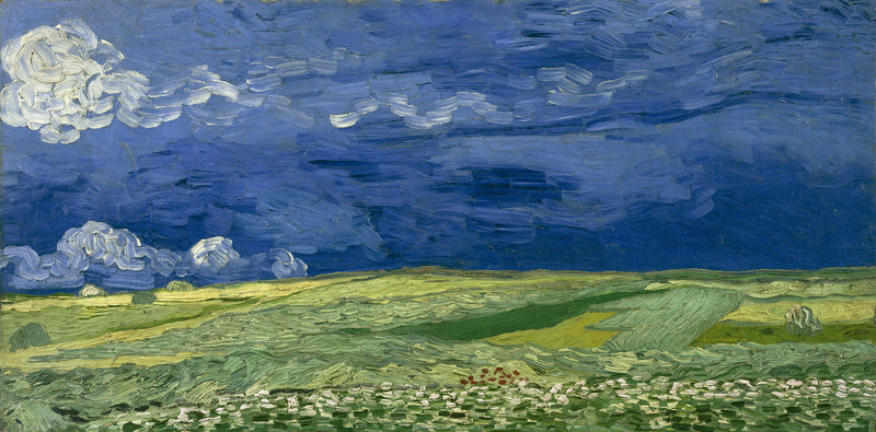 Pole pszenicy pod burzowymi chmurami - Vincent van Gogh