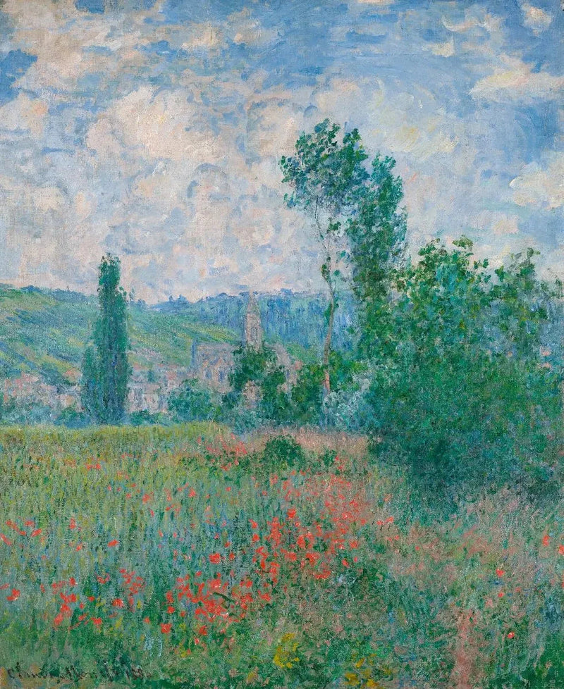 Pole makowe W593 - Claude Monet