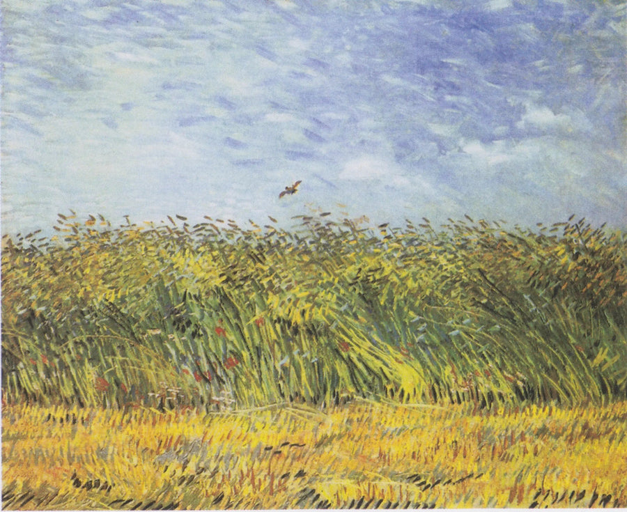 Pole pszenicy z skowronkiem - Vincent van Gogh