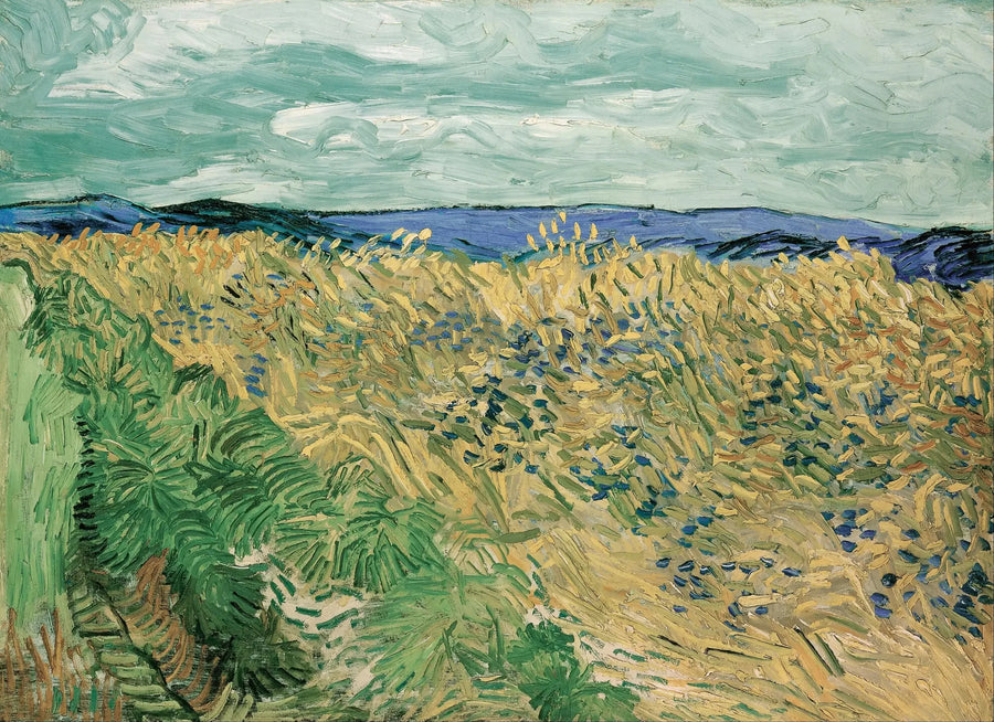Pole pszenicy z chabrami - Vincent van Gogh