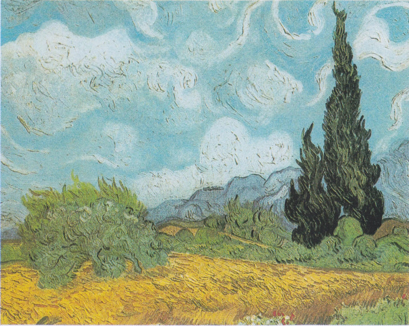 Pole pszenicy z cyprysem - Vincent van Gogh