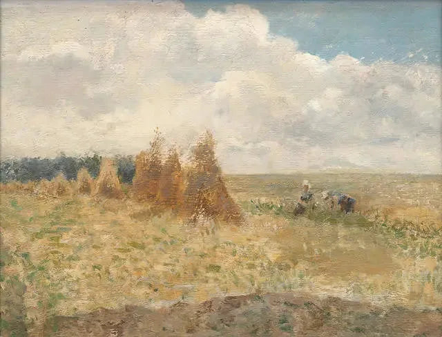 Pole pszenicy - Eugène Boudin