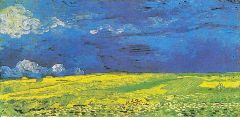 Pole pszenicy pod burzowymi chmurami - Vincent van Gogh