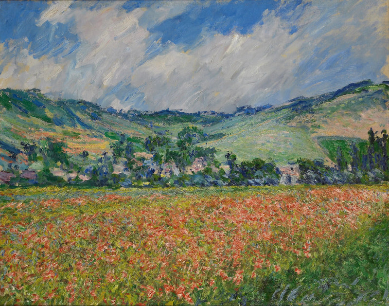 pole maków. Okolice Giverny - Claude Monet