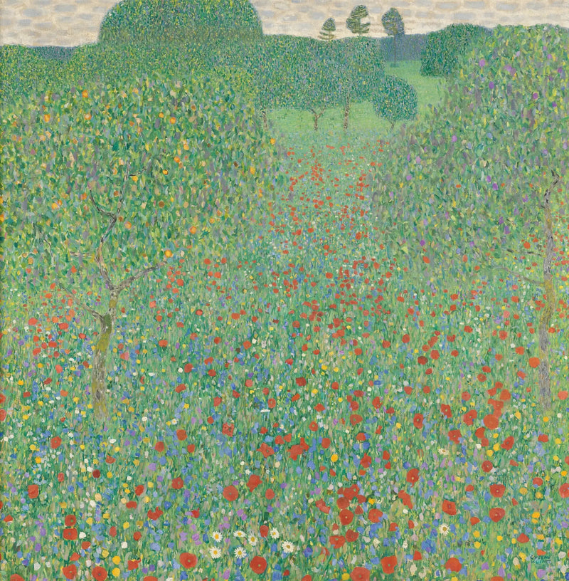 Pole maków - Gustav Klimt