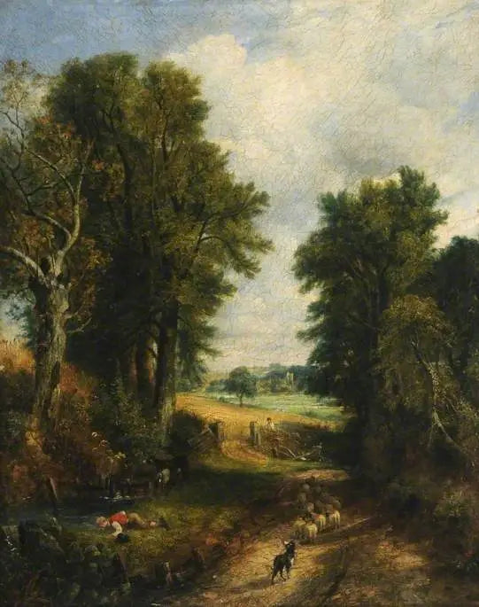Pole kukurydzy (droga wiejska) - John Constable