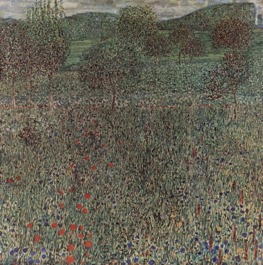 Kwiatowe pole - Gustav Klimt