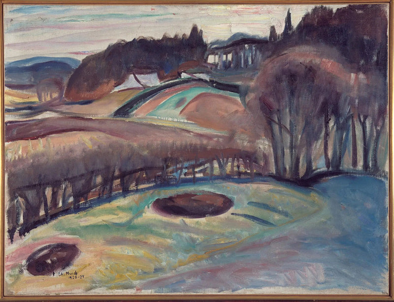 Pola na wiosnę - Edvard Munch