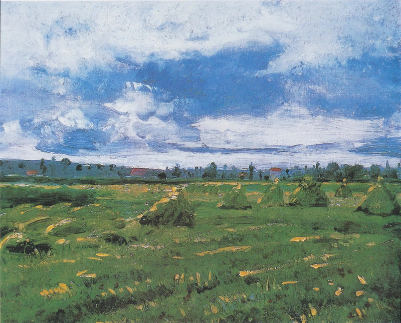 Pole pszenicy z kopcami - Vincent van Gogh