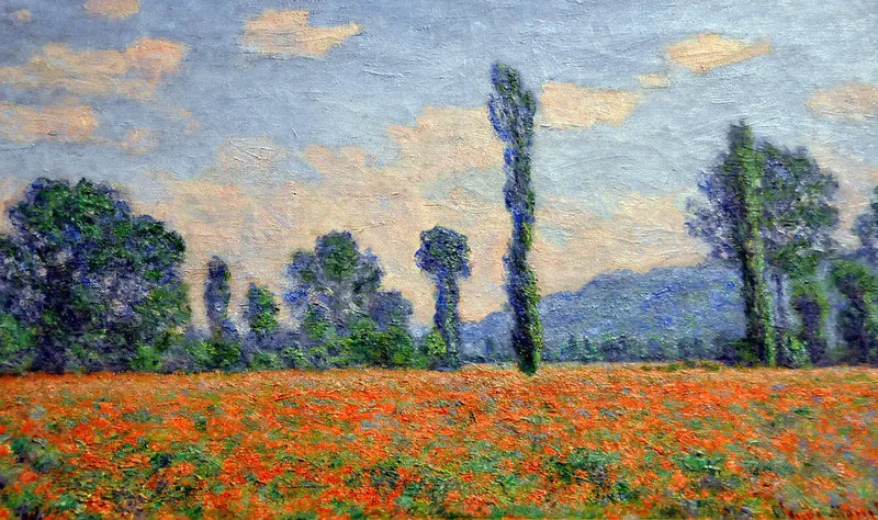 Pole maków w Giverny - Claude Monet