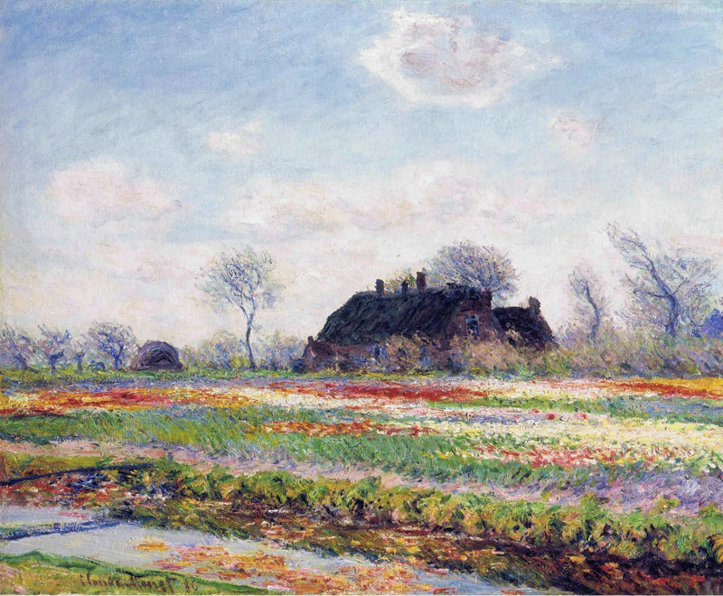 Pola tulipanów w Sassenheim W1070 - Claude Monet