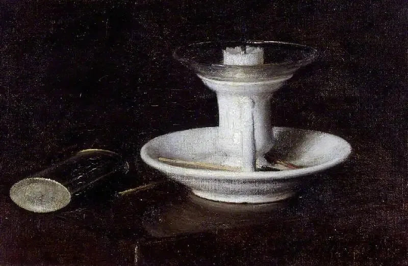 Żyrandol biały - Henri Fantin-Latour