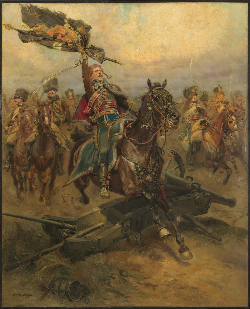 Ładunek kawalerii - Édouard Detaille