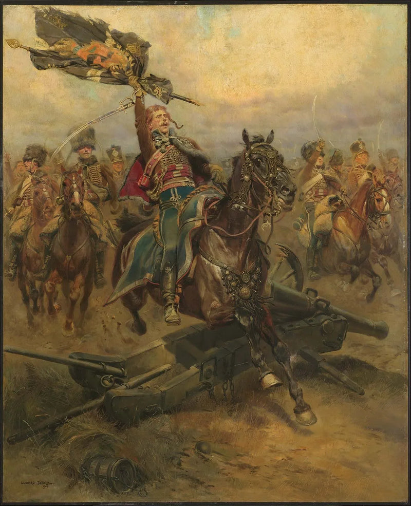 Ładunek kawalerii - Édouard Detaille