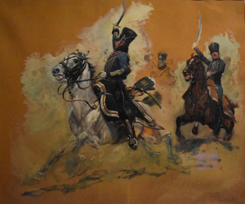 Oficer huzarów z I Cesarstwa - Édouard Detaille