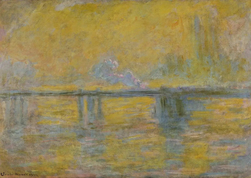 Most Londyński (Charing Cross Bridge, Londyn) - Claude Monet