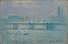 Most Charing Cross, refleksje nad Tamizą - Claude Monet