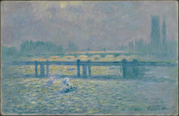 Most Charing Cross, refleksje nad Tamizą - Claude Monet