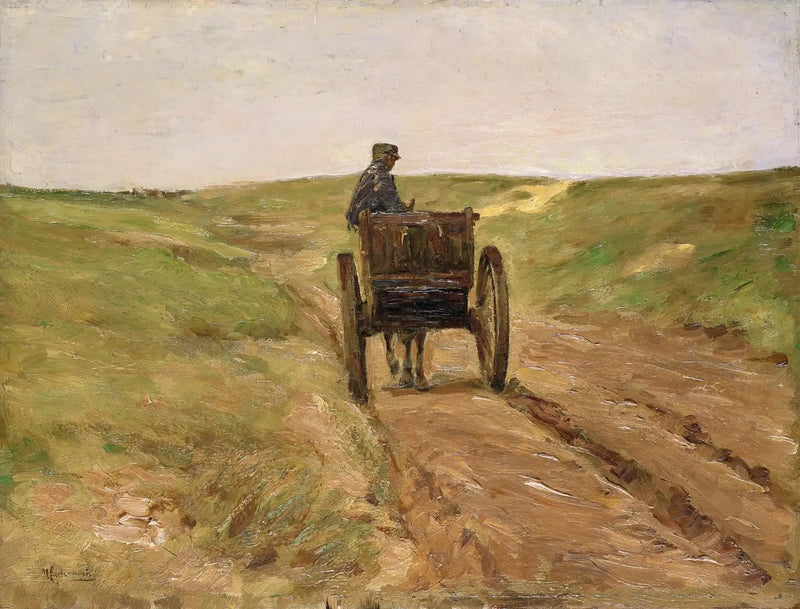 Wóz w Katwijk - Max Liebermann