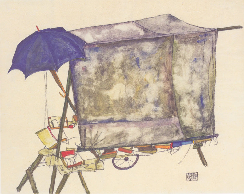 Wóz uliczny - Egon Schiele