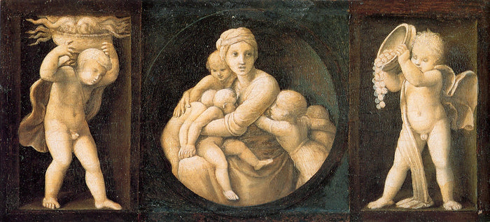 Dobroczynność, 1507 - Raphaël, predella Baglioni