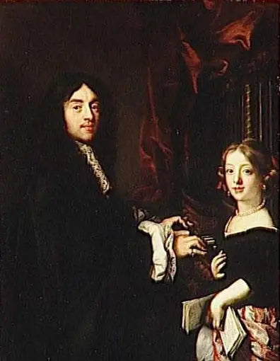 Charles Couperin i córka malarza - Claude Lefèbvre