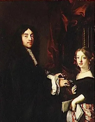 Charles Couperin i córka malarza - Claude Lefèbvre