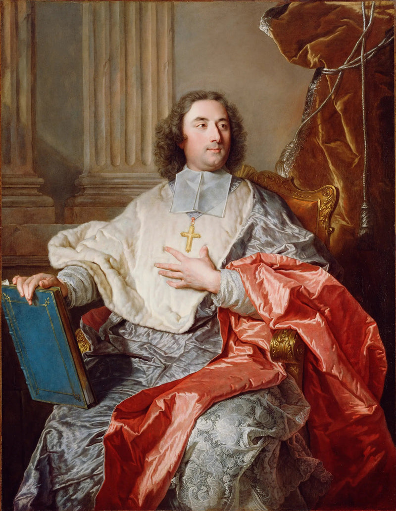 Charles de Saint-Albin (1698-1764), arcybiskup Cambrai - Hyacinthe Rigaud