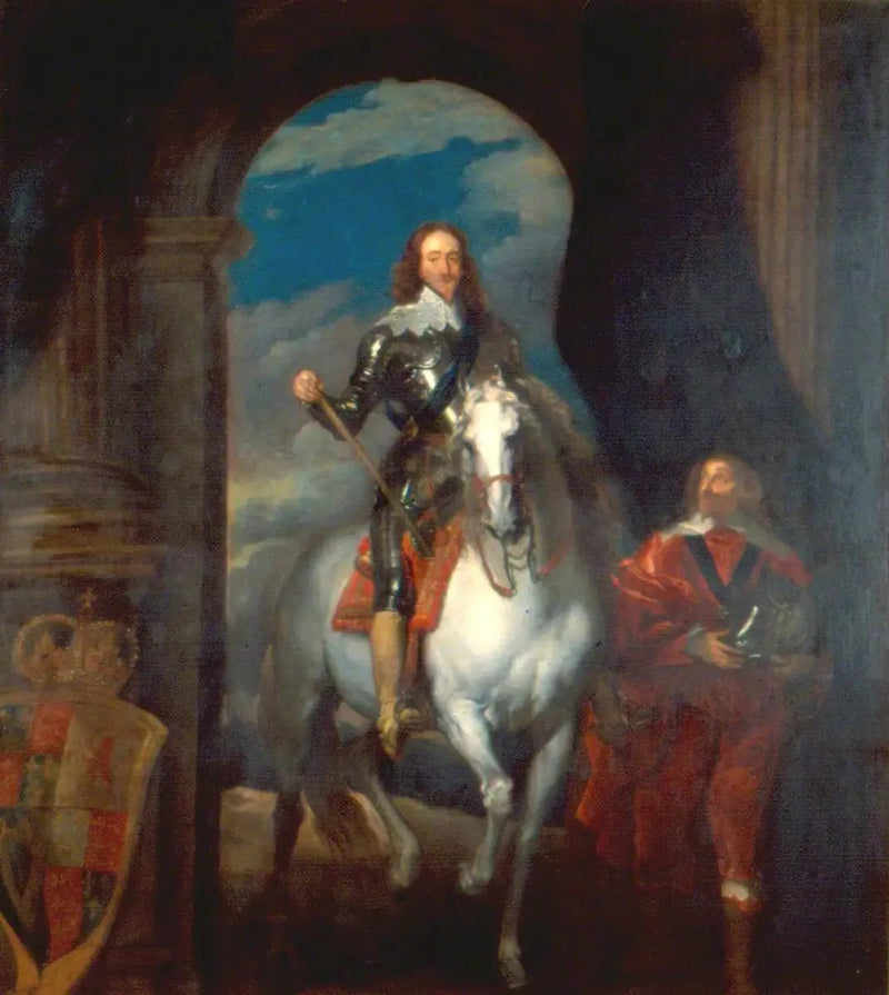 Karol I (1600-1649), na koniu - Antoine van Dyck