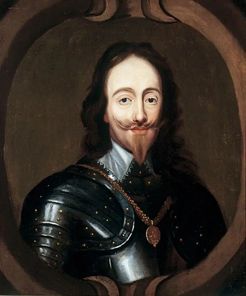Karol I (1600–1649) (może na podstawie portretu Henry'ego Stone'a) - Antoine van Dyck