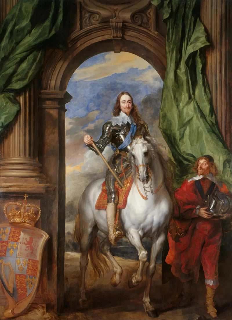 Karol I na koniu z panem de Saint Antoine - Antoine van Dyck