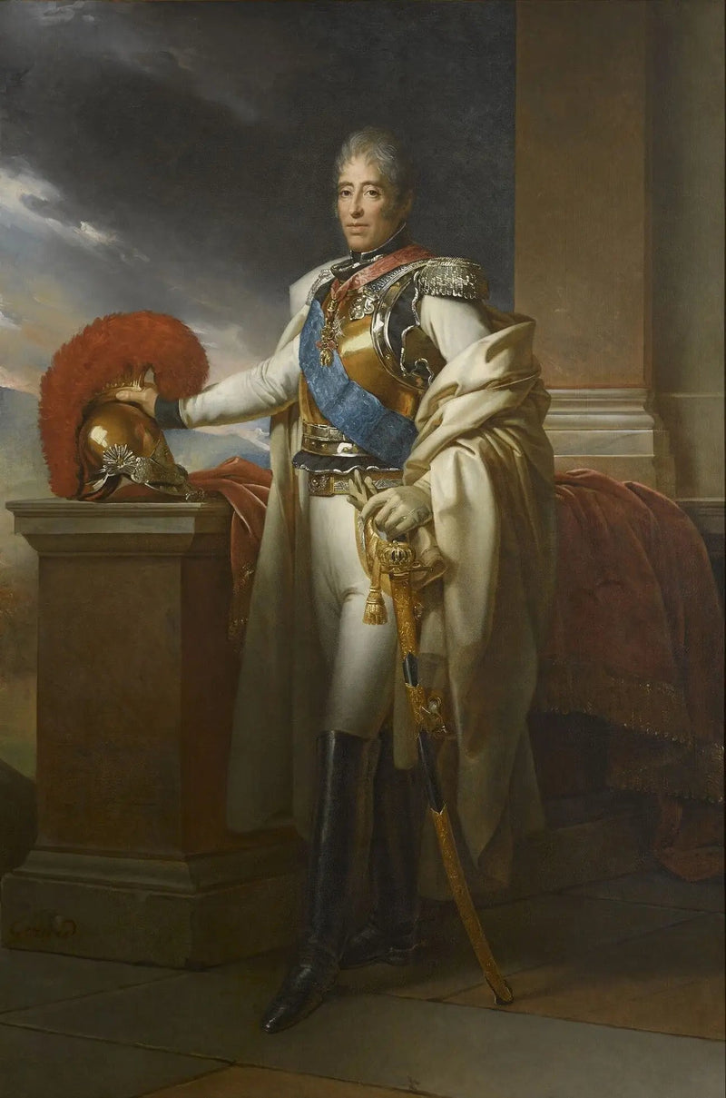 Karol Filip z Francji (1757-1836), hrabia d'Artois, w mundurze generała porucznika Karabinierów, około 1815 - François Gérard
