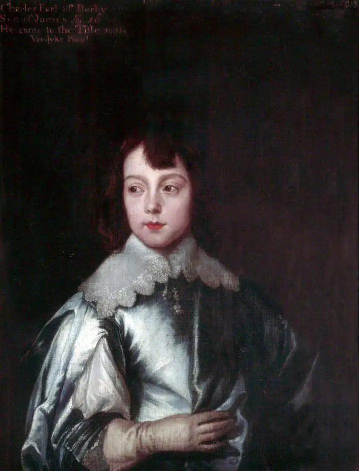 Charles Stanley (1628–1672), 8. hrabia Derby - Antoine van Dyck