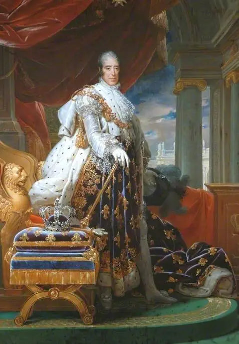 Karol X (1757-1836), w stroju koronacyjnym - François Gérard
